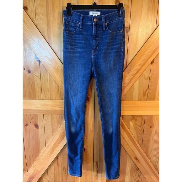 Madewell Jeans 11” High Rise Skinny 25T Dark Wash Women’s (2142) - Picture 1 of 8